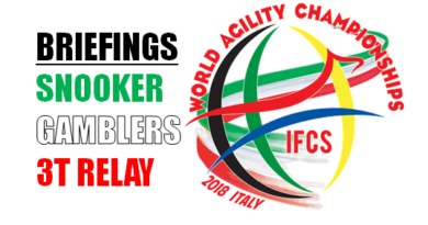 News WAC2018: Snooker, Gambler, 3 Team Relay Briefings uploaded News WAC2018: Snooker, Gambler, 3 Team Relay Briefings uploaded