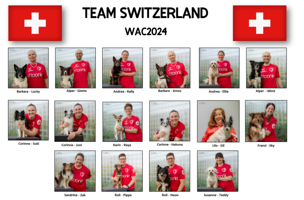 Teams 2024 IFCS World Agility Championships