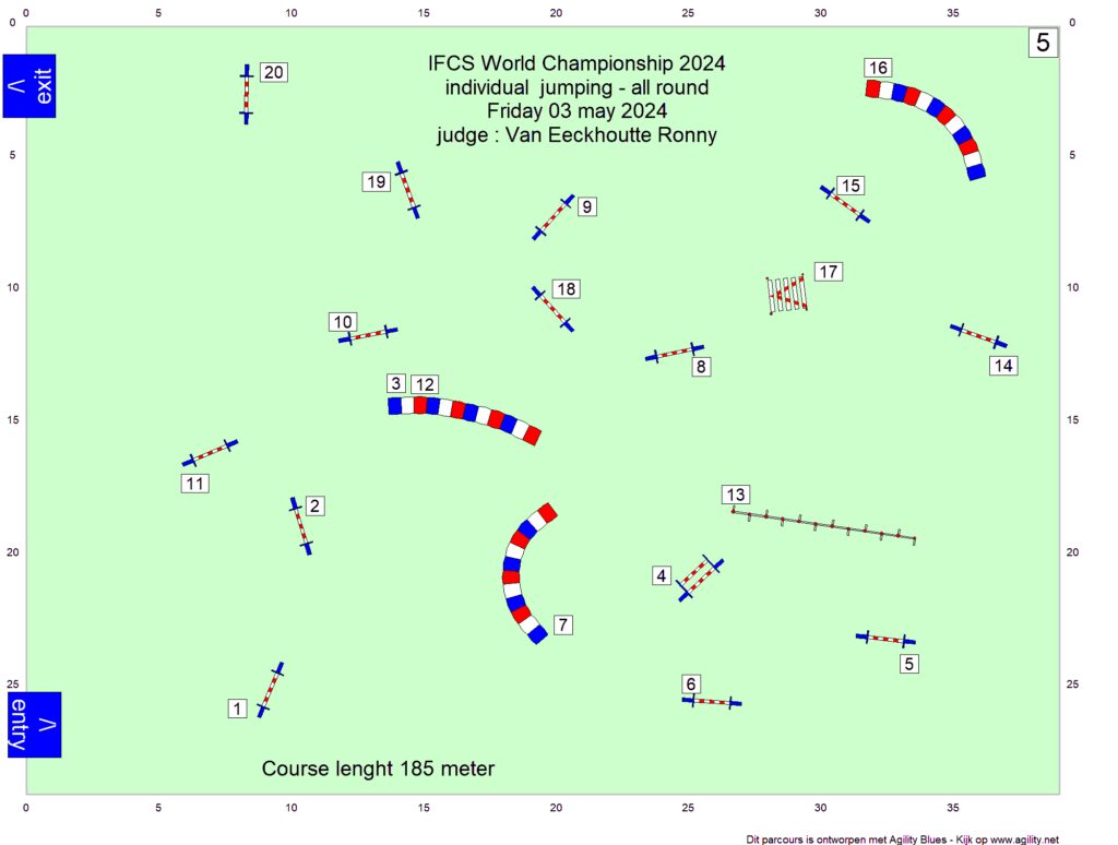 Competition Courses 2024 IFCS World Agility Championships